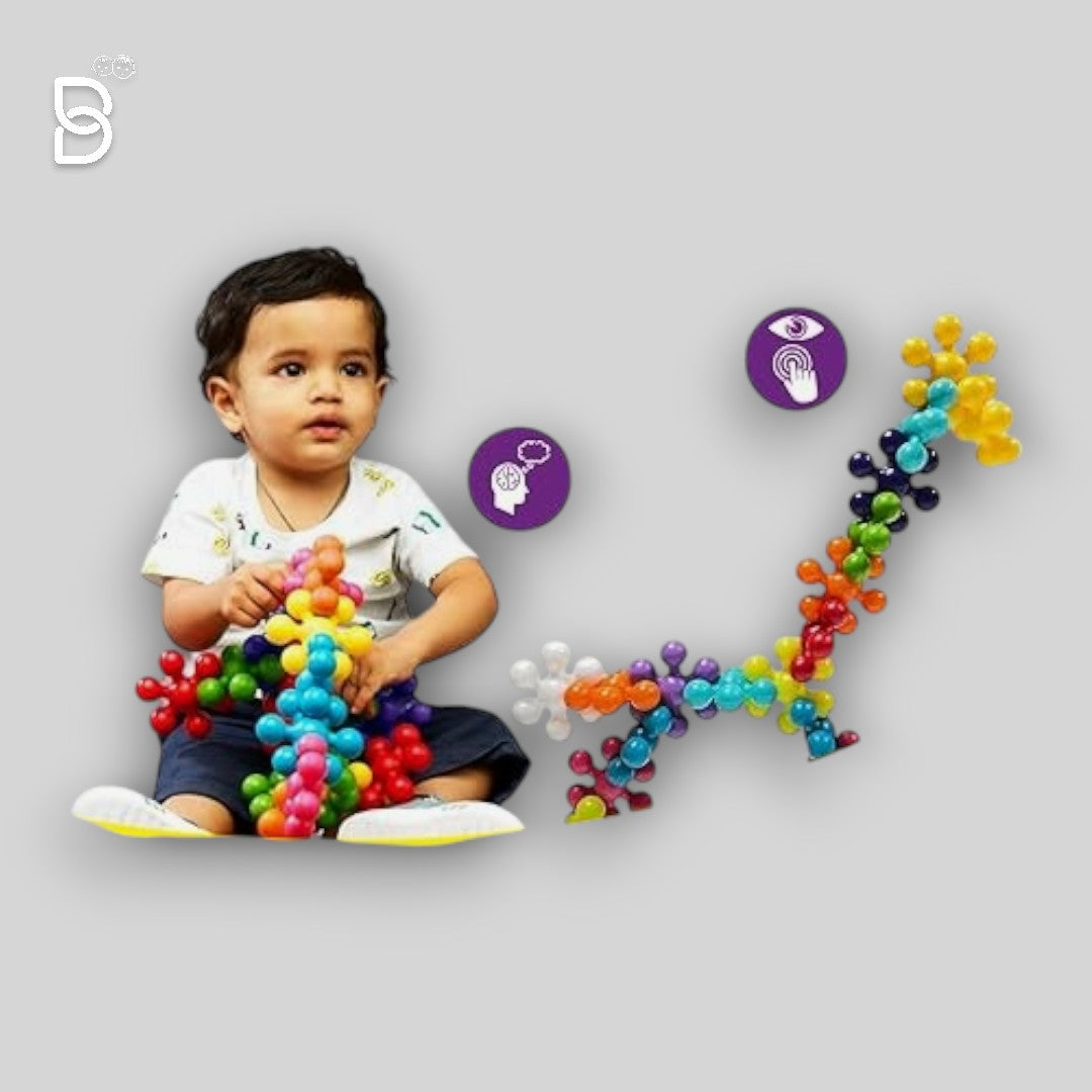 FUNSKOOL - STAR LINKS PLUS - 24PCS, MULTI-COLOURED INTERLOCKING LEARNING EDUCATIONAL TOY