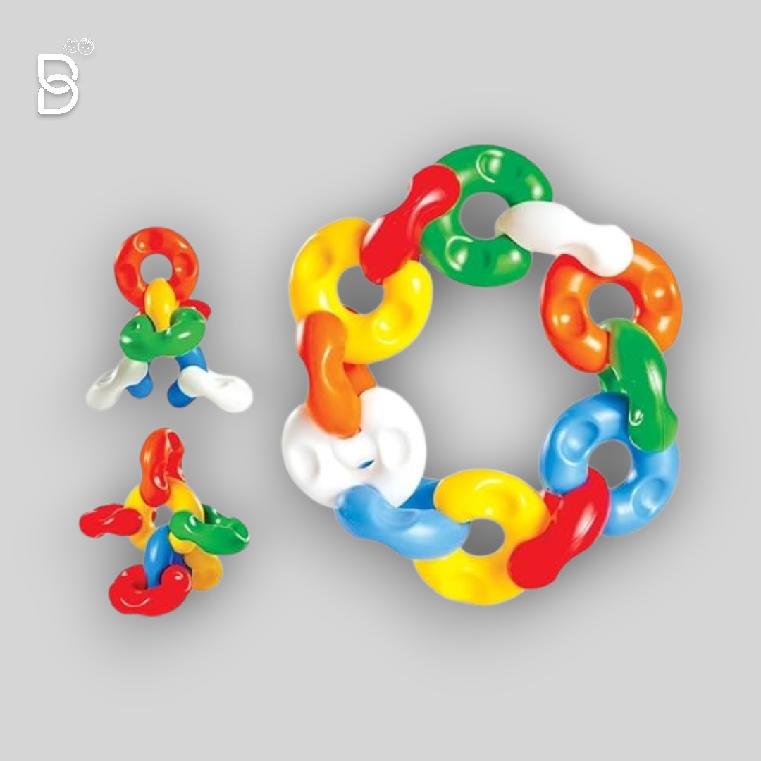 FUNSKOOL - CHAIN LINKS, TOYS FOR KIDS, MULTICOLOUR INTERLOCKING EDUCATIONAL BLOCKS