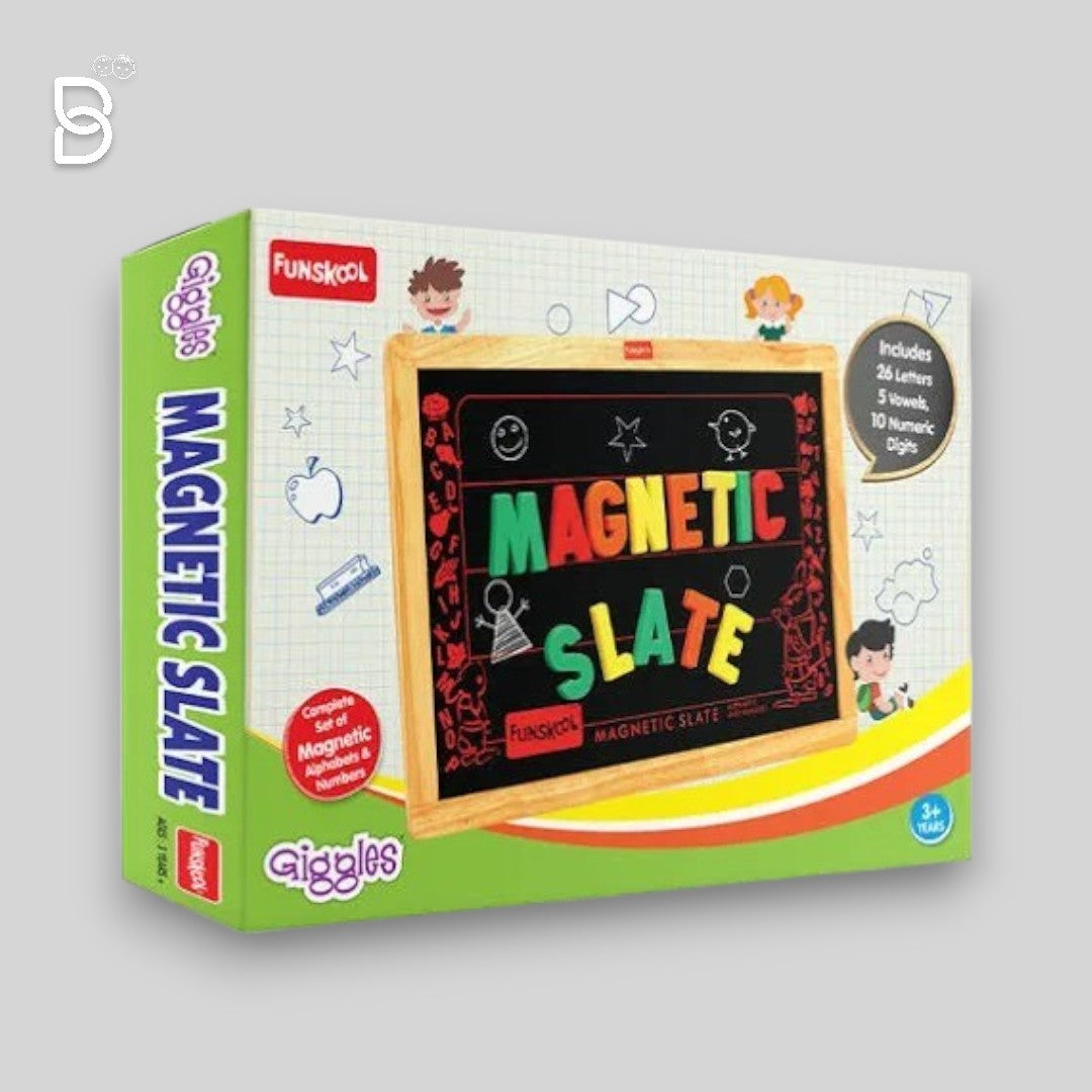 FUNSKOOL WOODEN MAGNETIC SLATE-ART & CRAFT KIT - MAGNETIC SLATE