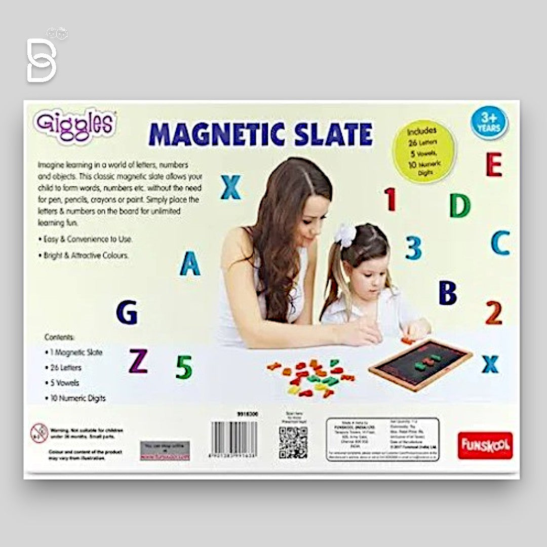 FUNSKOOL WOODEN MAGNETIC SLATE-ART & CRAFT KIT - MAGNETIC SLATE
