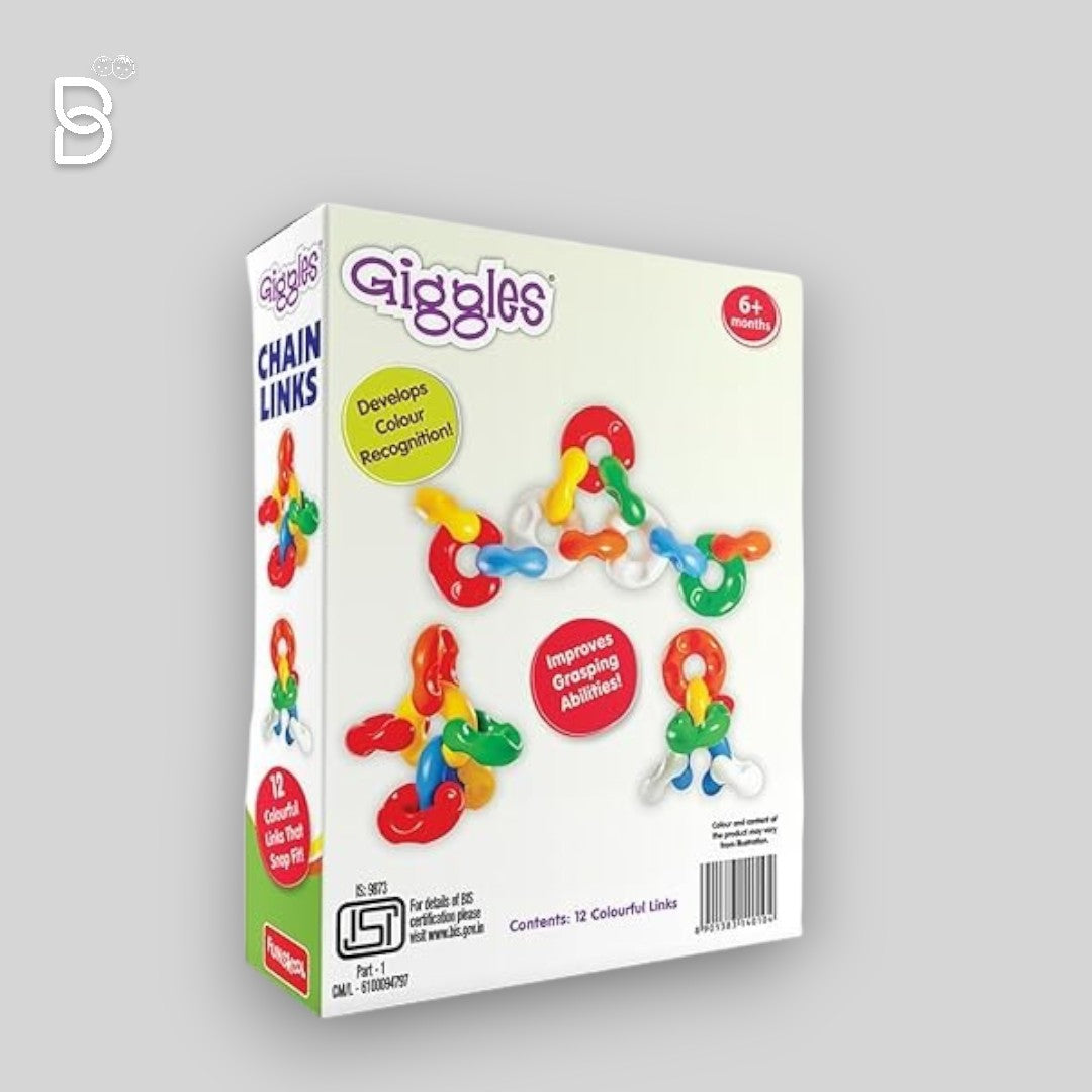FUNSKOOL - CHAIN LINKS, TOYS FOR KIDS, MULTICOLOUR INTERLOCKING EDUCATIONAL BLOCKS