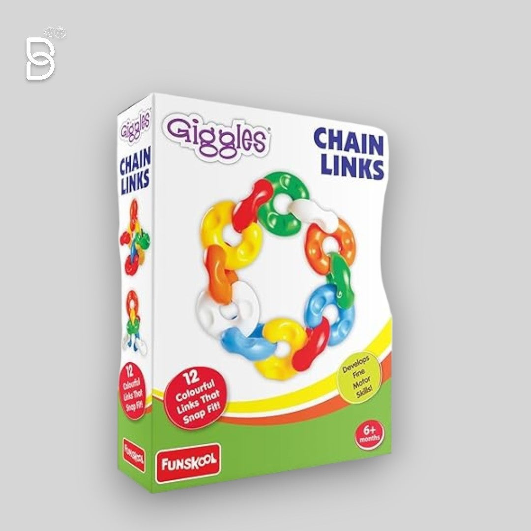 FUNSKOOL - CHAIN LINKS, TOYS FOR KIDS, MULTICOLOUR INTERLOCKING EDUCATIONAL BLOCKS