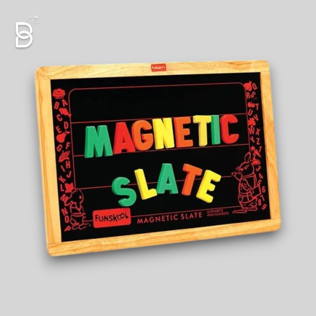 FUNSKOOL WOODEN MAGNETIC SLATE-ART & CRAFT KIT - MAGNETIC SLATE