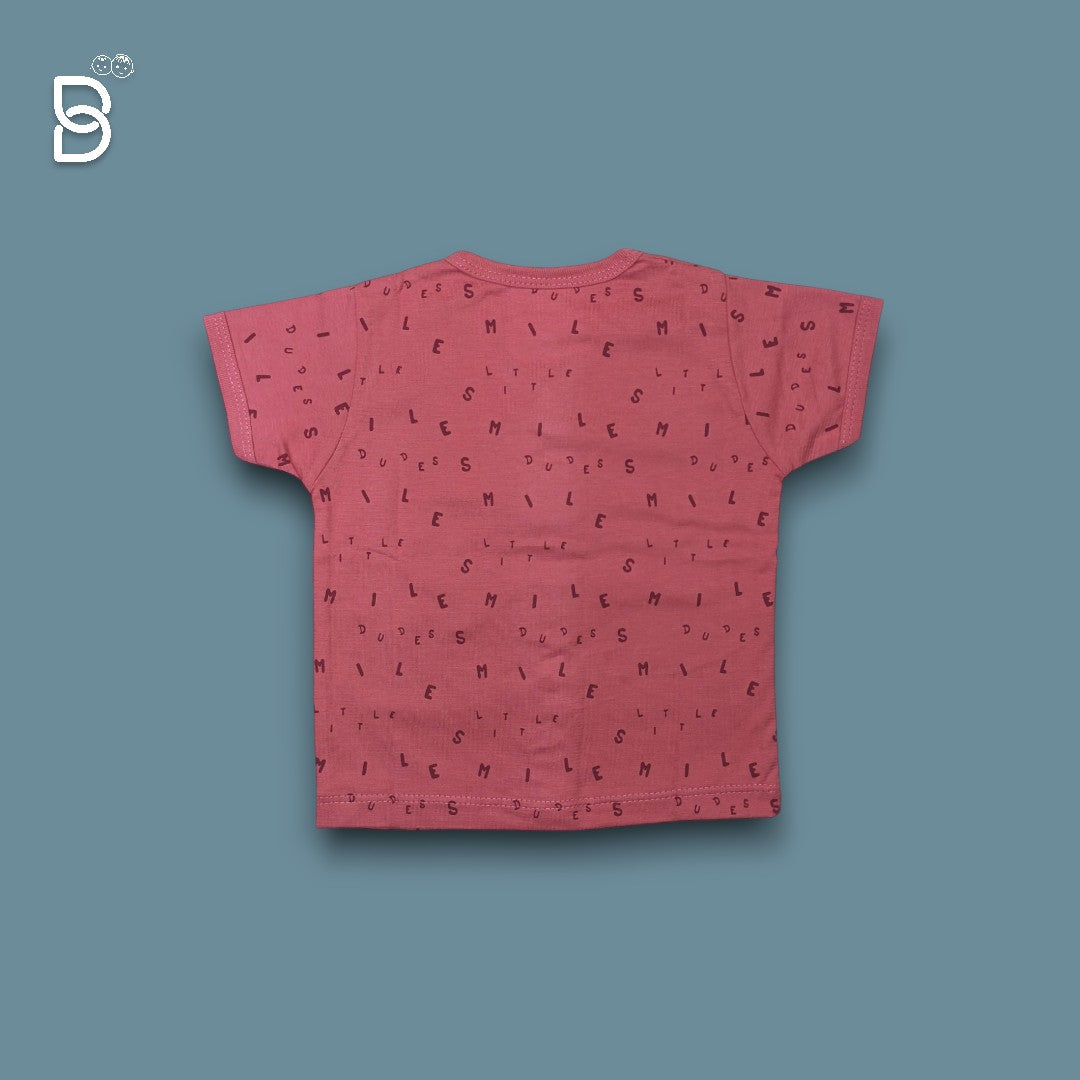 NEW BORN COTTON T-SHIRT RED