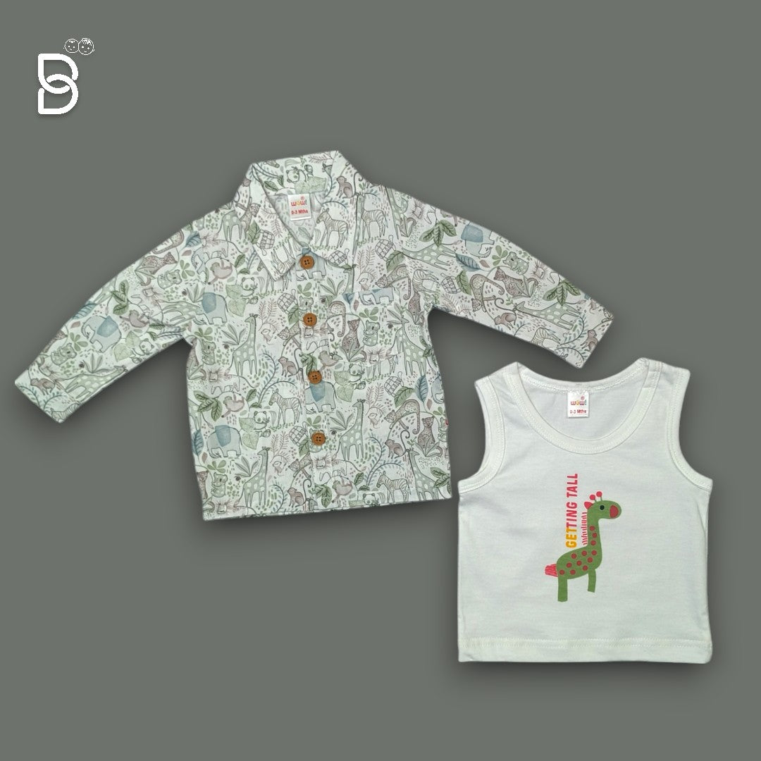 NEW BORN SHIRT PANT SET