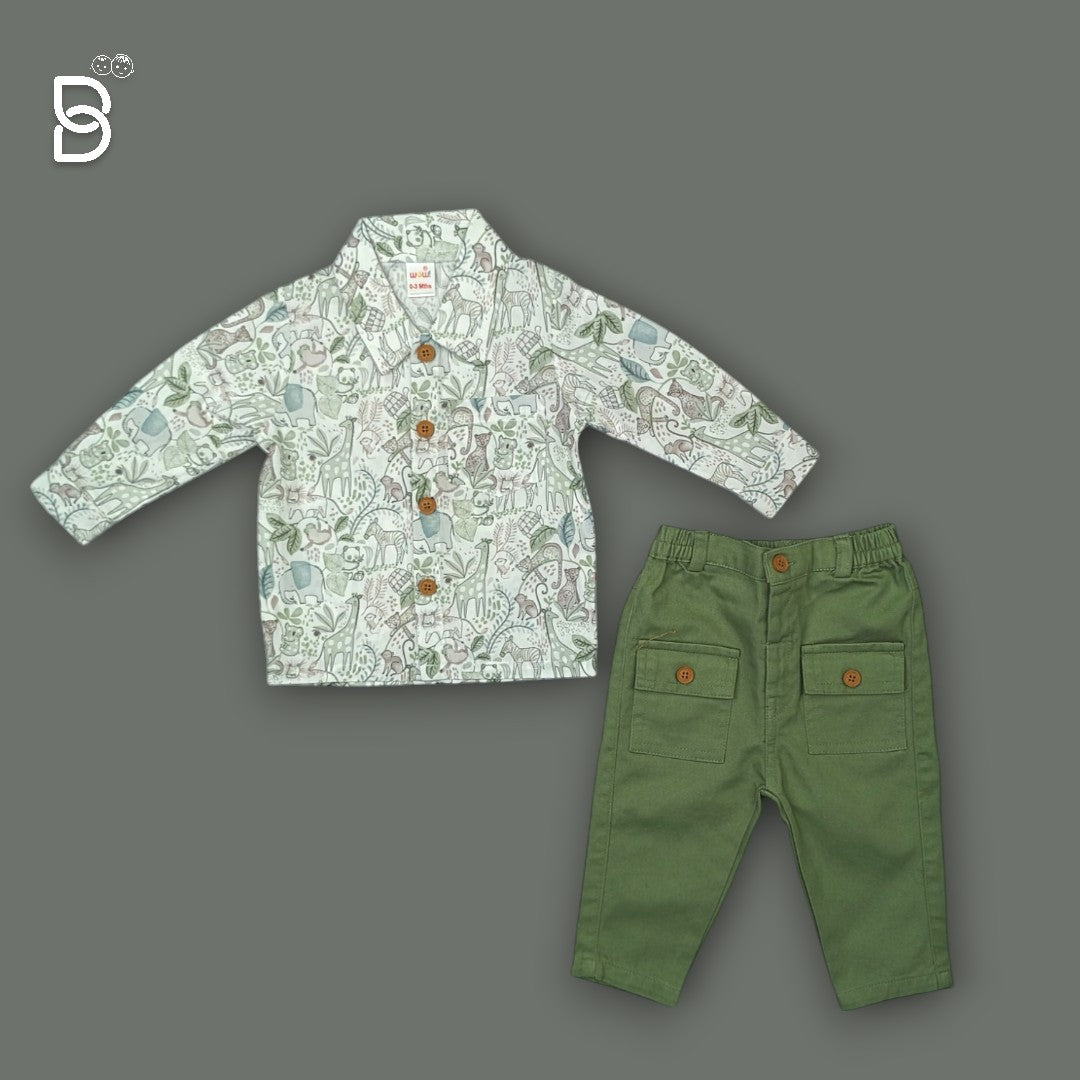 NEW BORN SHIRT PANT SET