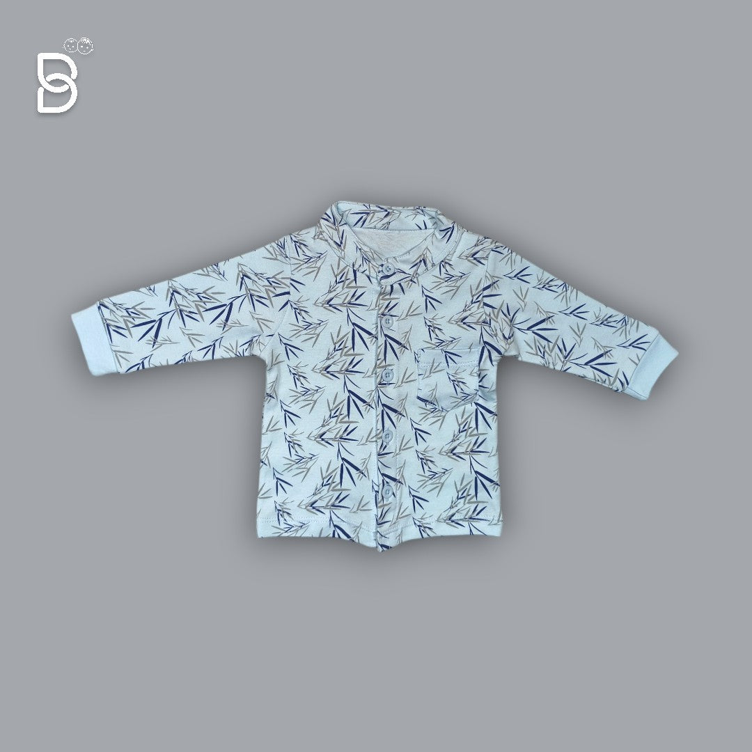 NEO NATE - SKY BLUE SHIRT-WHITE T-SHIRT-BLUE PANT