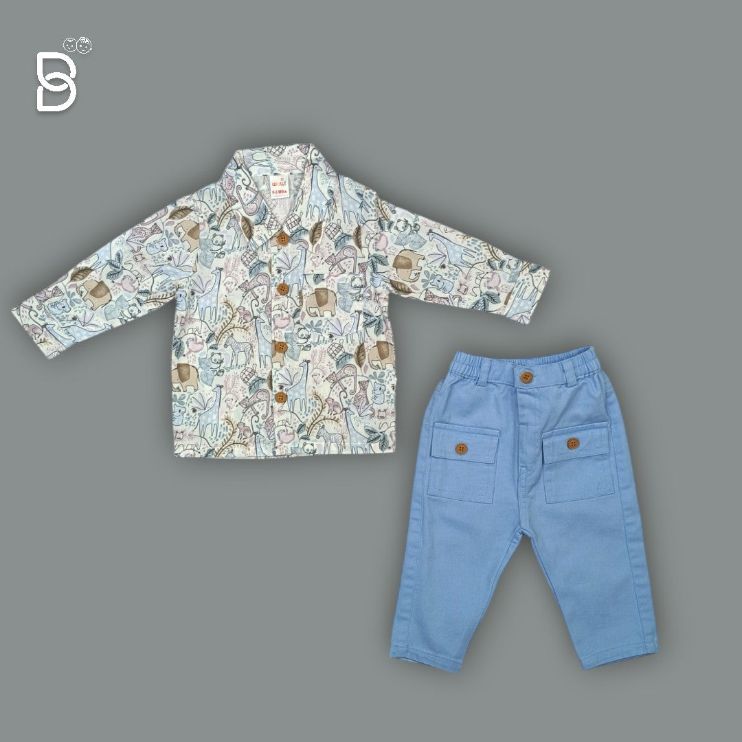 NEW BORN SHIRT PANT SET