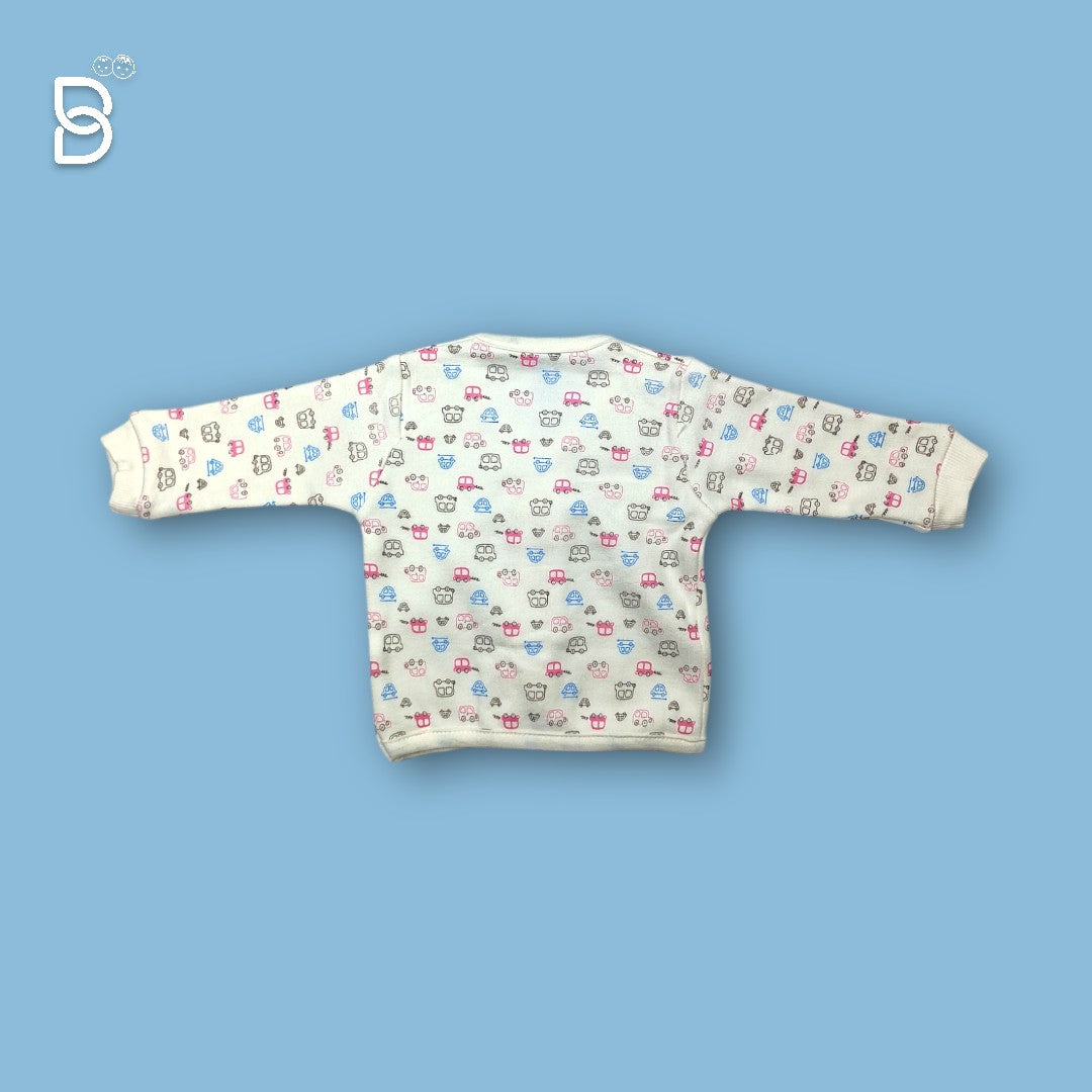 NEW BORN BABY COTTON SET - PINK RIBBON
