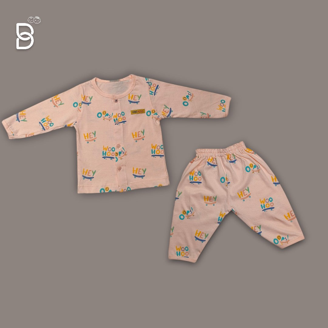 NEW BORN BABY BOY COTTON SUIT SET