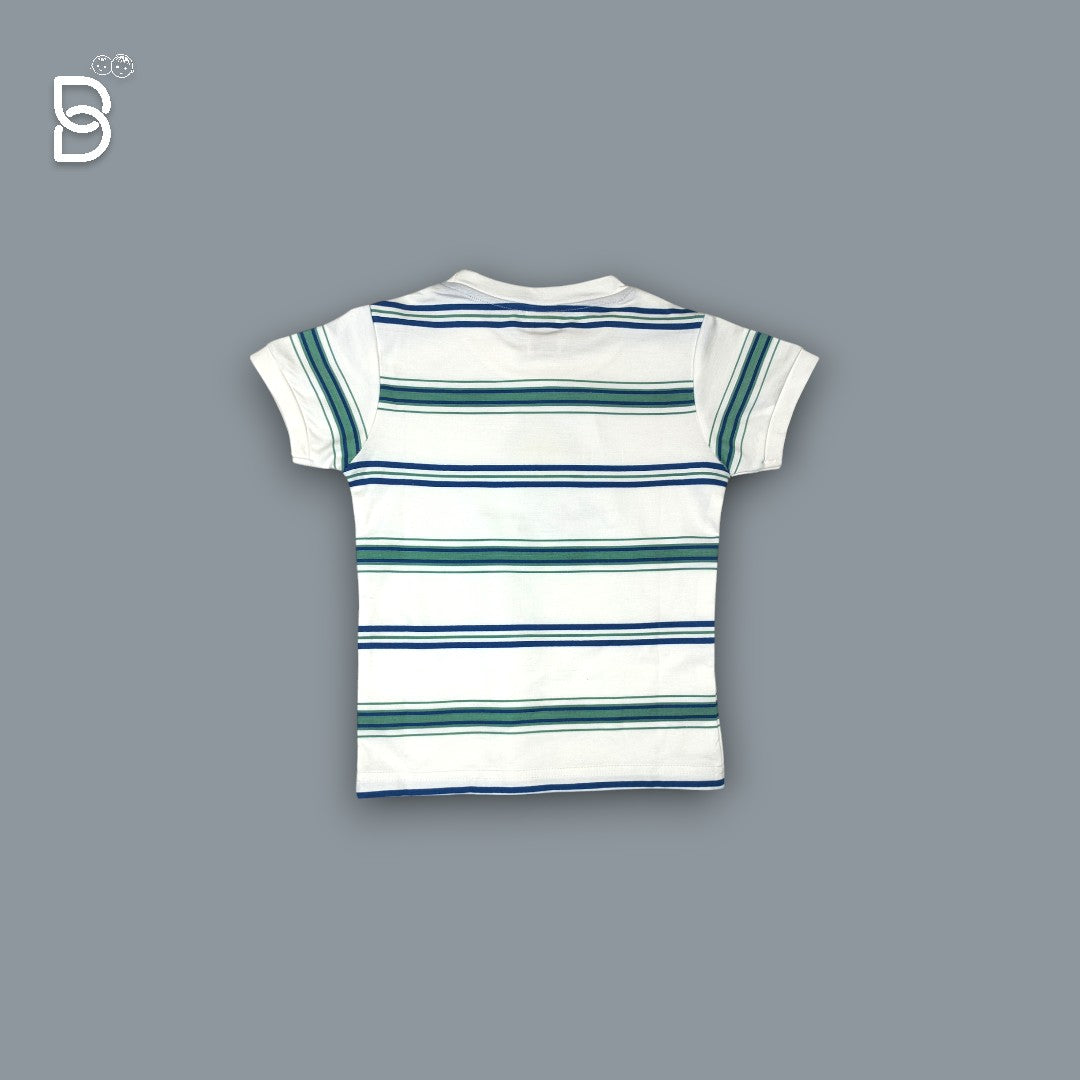 KIDS CASUAL WEAR CHECKERED T-SHIRT & NICKER GREEN - UNO KIDS