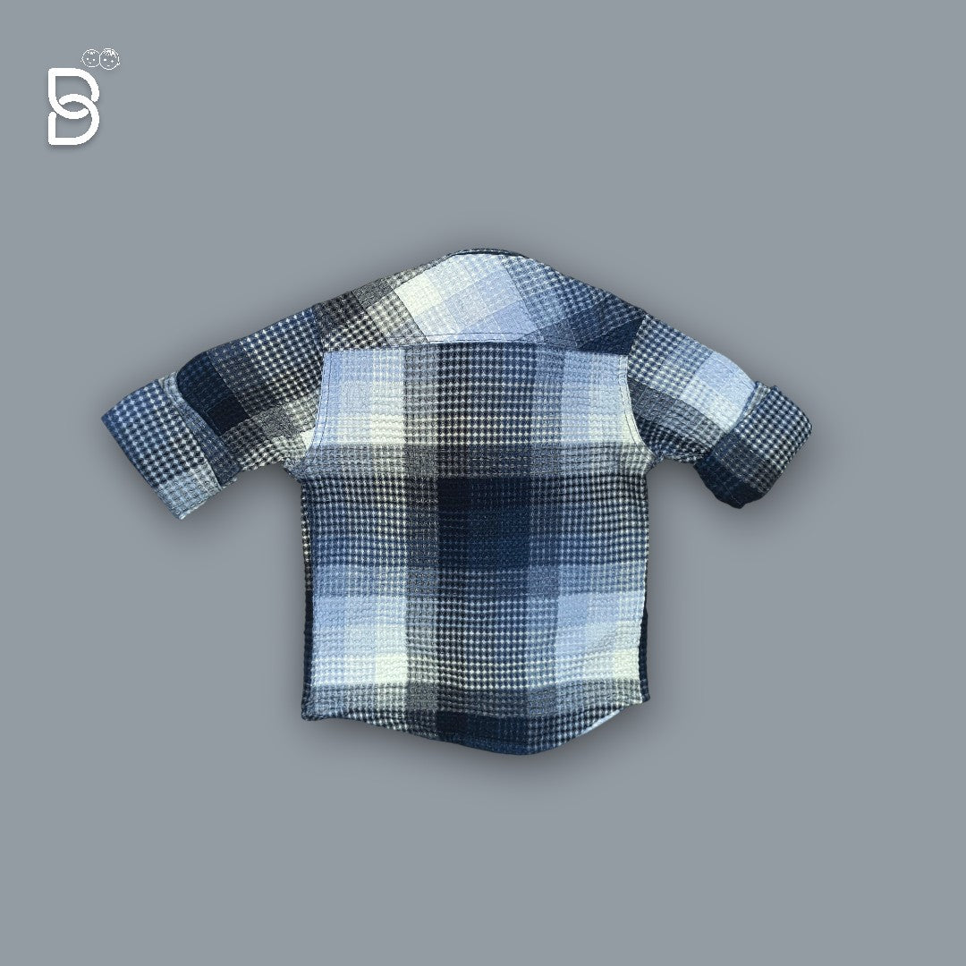 BOY SHIRT BLUE CHECKERED