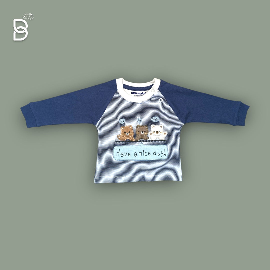 NEO NATE - FULL SLEEVE T-SHIRT AND PANT BLUE COLOR