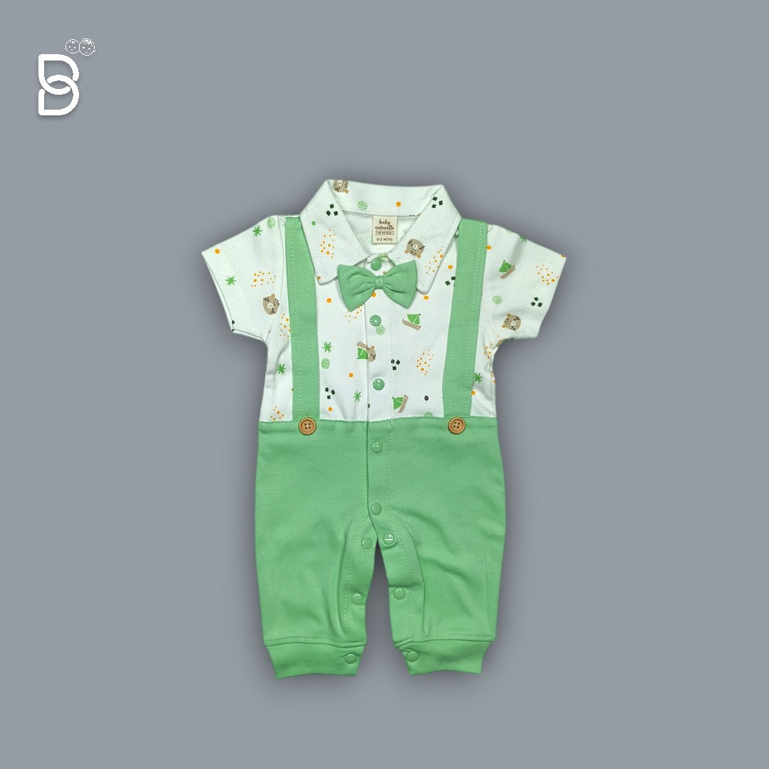 NEW BORN DUNGRI SUIT FOR INFANT WEAR (GREEN)