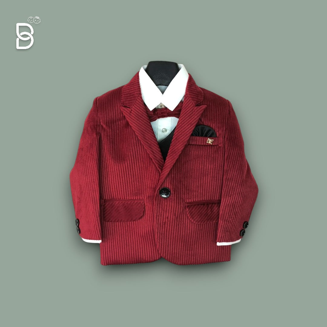 VELVET BLAZER SUIT JACKET FOR PARTY WEAR BOYS