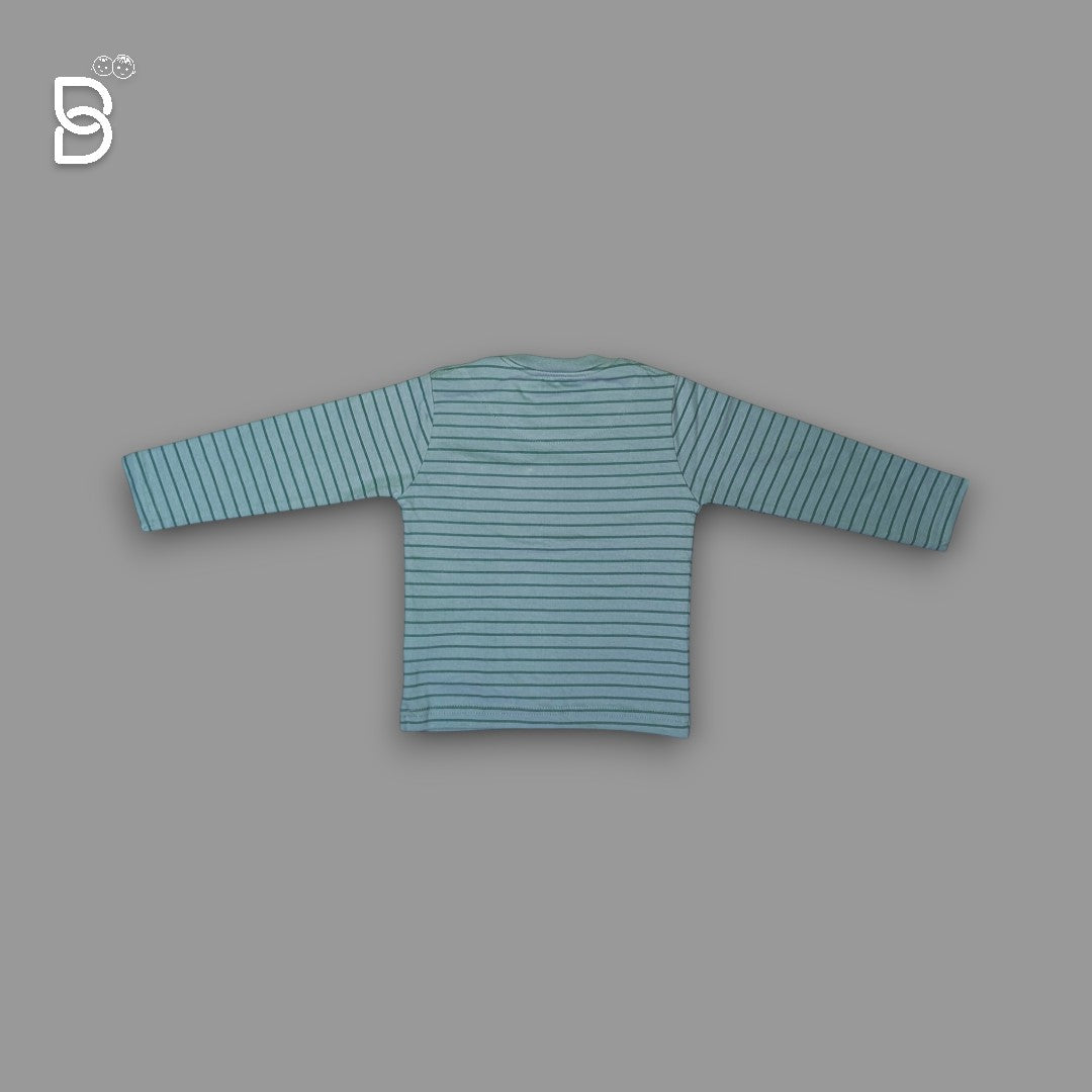 NEW BORN T-SHIRT AND PANT COMBO SKY BLUE - MINI TAURUS