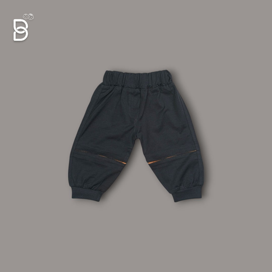 NEW BORN PRINTED T-SHIRT AND PANT COMBO BROWN - MINI TAURUS