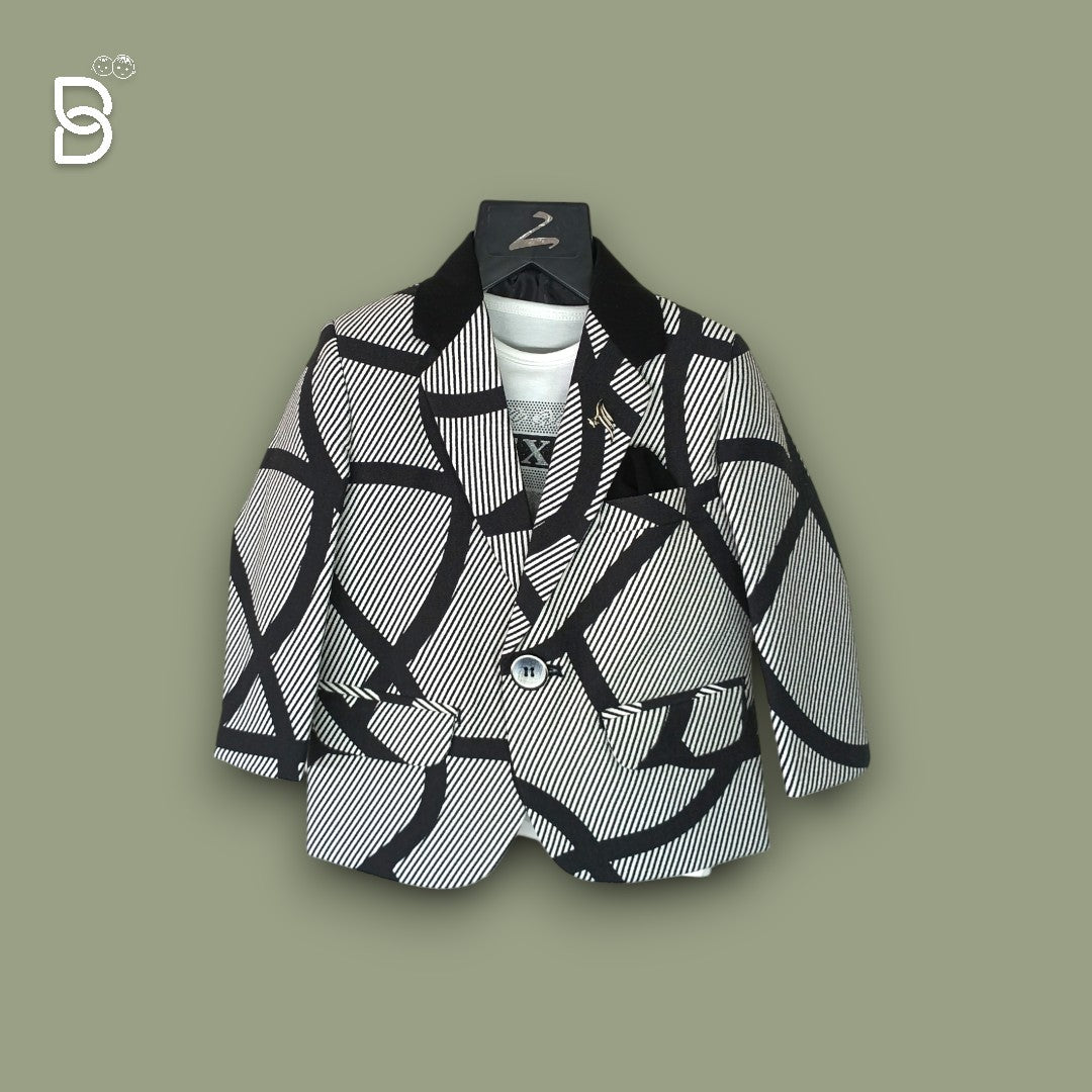 GRAY BLAZER SUIT JACKET FOR PARTY WEAR BOYS