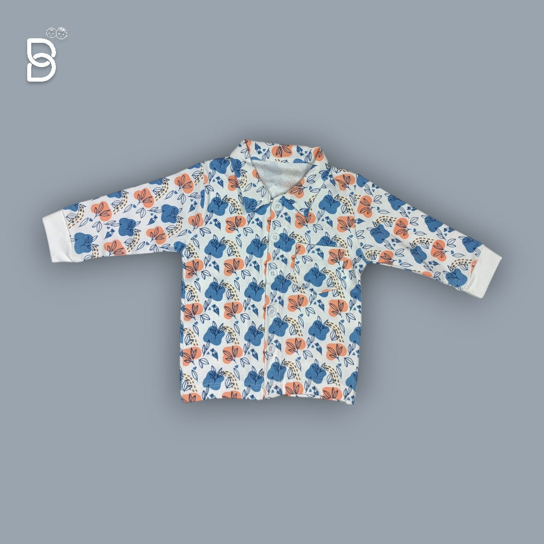 BOYS CASUAL WEAR SKY BLUE SHIRT - NAVY BLUE JEANS