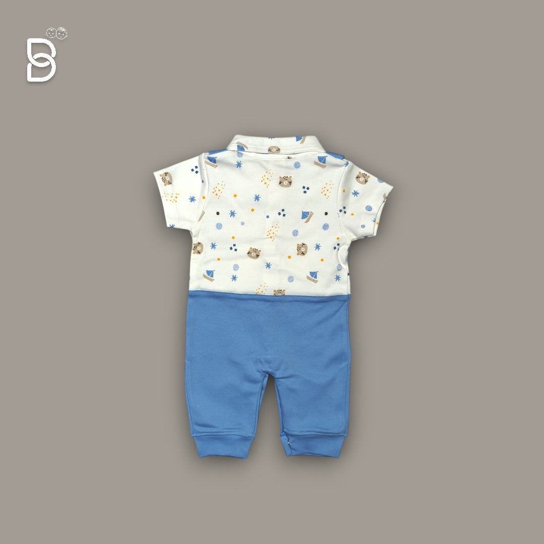 NEW BORN DUNGRI SUIT FOR INFANT WEAR (BLUE)