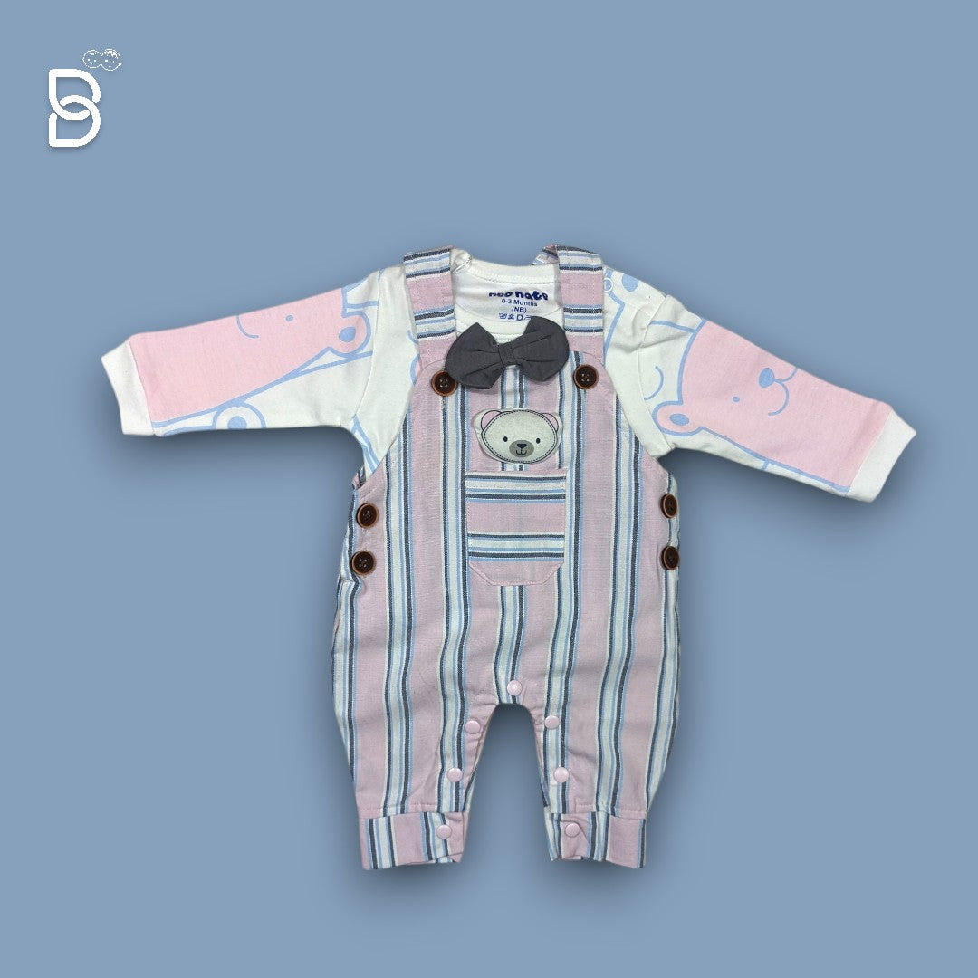 CASUAL SET FOR BOYS PINK & WHITE COLOR