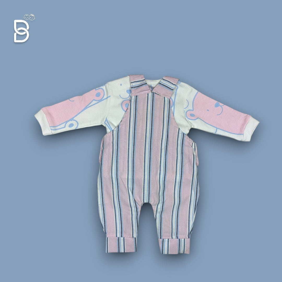 CASUAL SET FOR BOYS PINK & WHITE COLOR