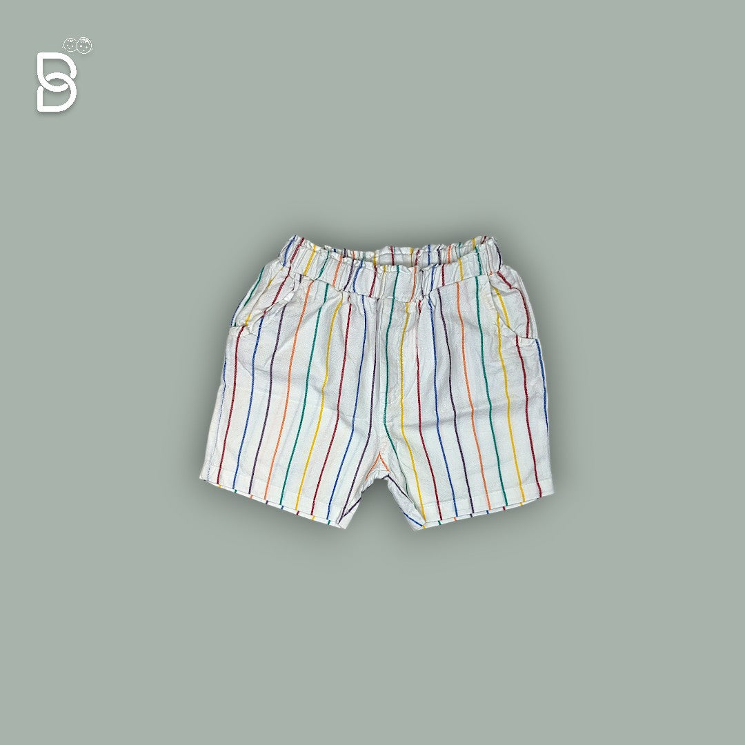 BOYS T-SHIRT & NICKER (SKY BLUE & WHITE)