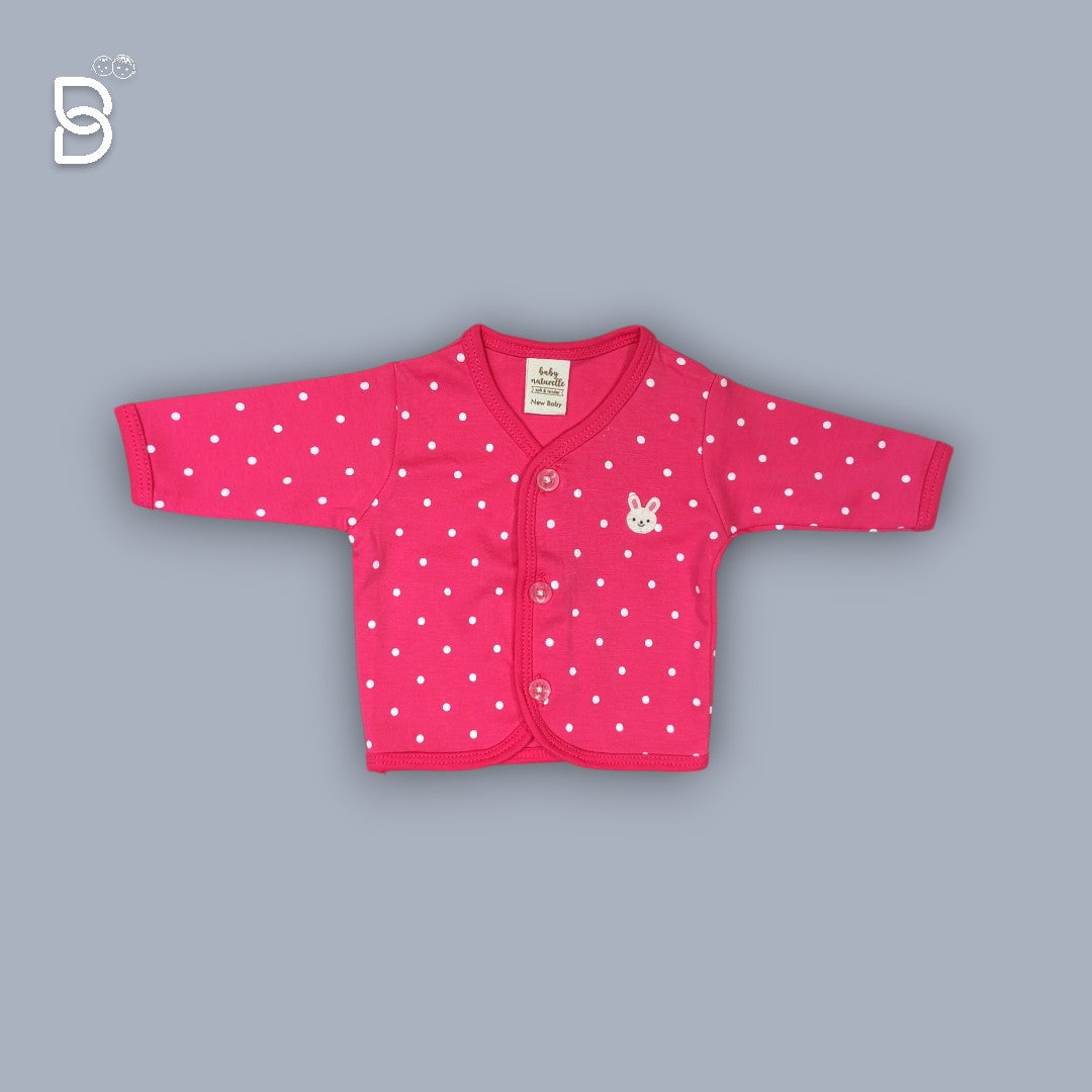 NEW BORN BABY COTTON SET PINK - NATURELLE