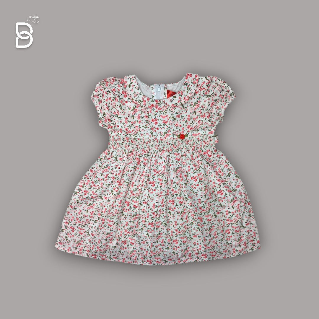 NEW BORN BABY FROCK MULTICOLOR - JILAX