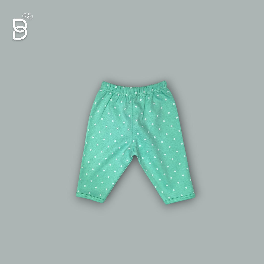 NEW BORN BABY COTTON SET GREEN - NATURELLE