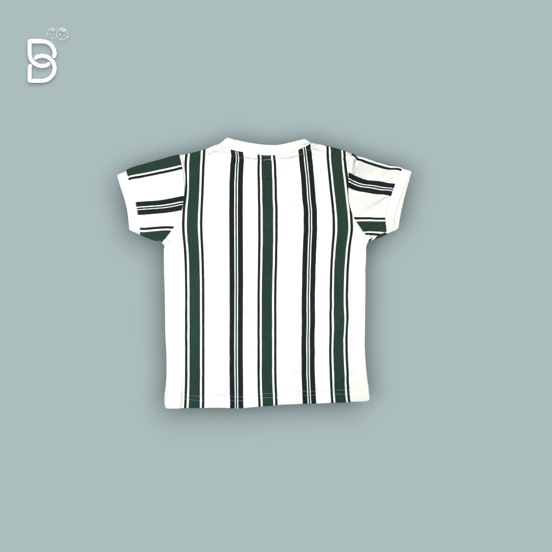 KIDS CASUAL WEAR CHECKERED T-SHIRT & PANT GREEN - UNO KIDS