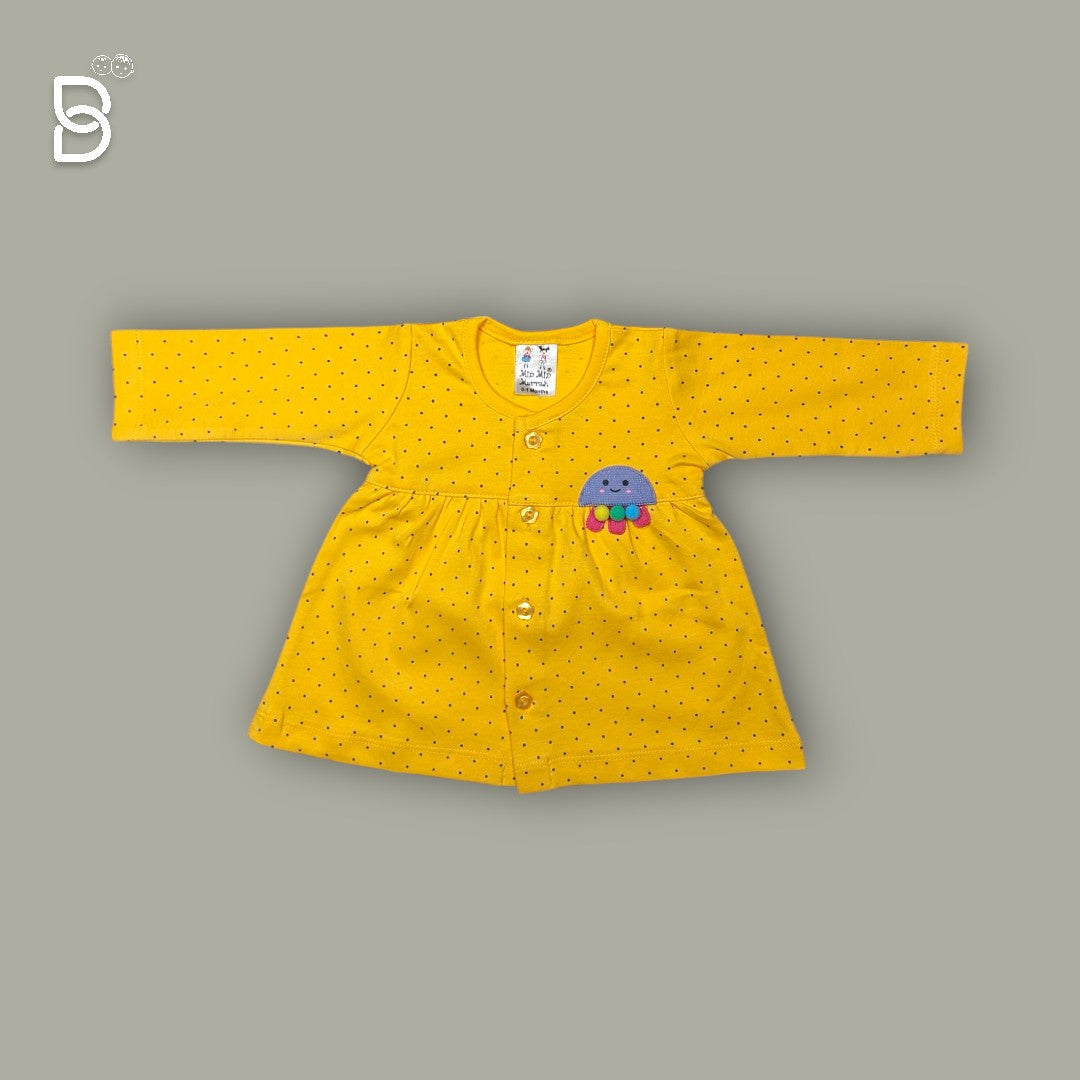 GIRLS COTTON FROCK NEW BORN
