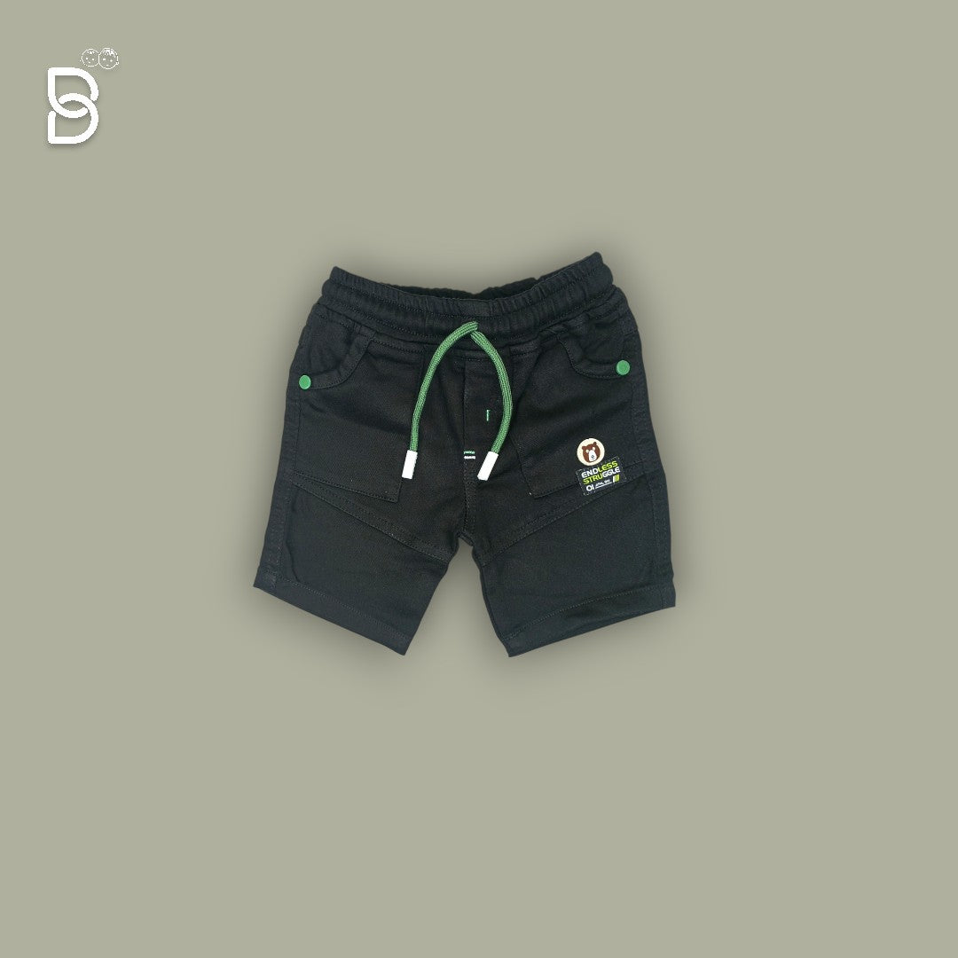 KIDS CASUAL WEAR PRINTED T-SHIRT & NICKER GREEN - UNO KIDS