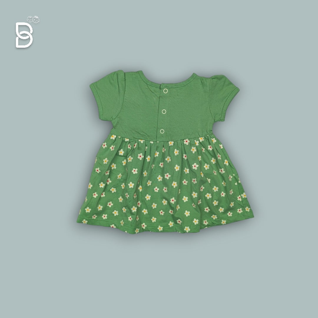 GIRLS FROCK GREEN
