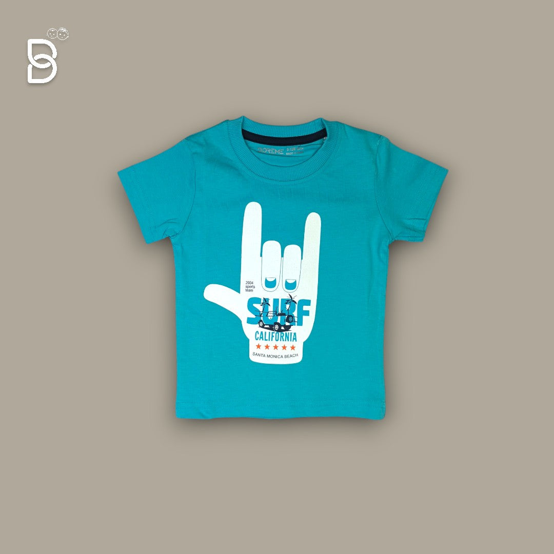 KIDS SKY BLUE T-SHIRT & NICKER