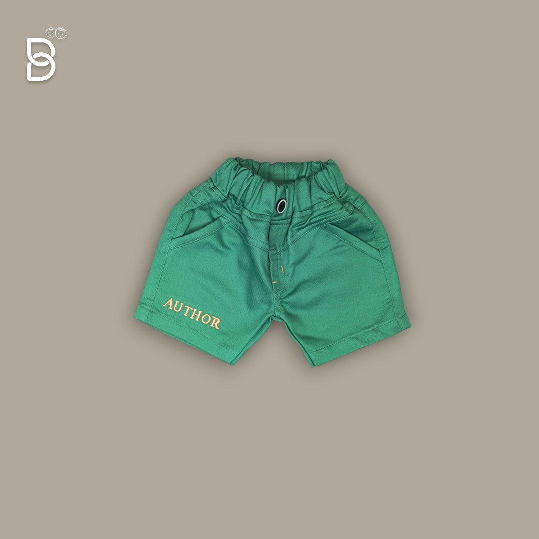 KIDS STRIPED T-SHIRT & GREEN NICKER