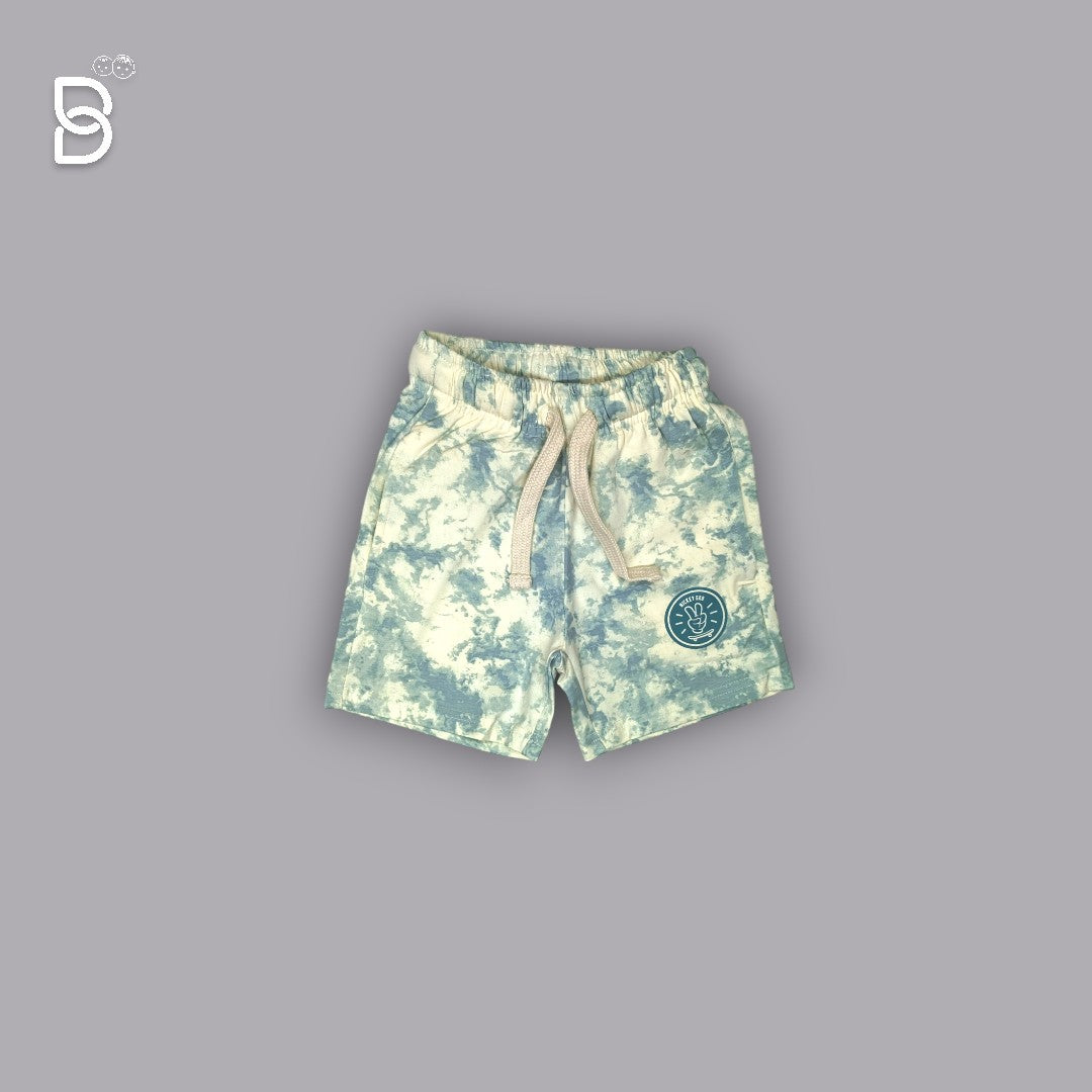 BOYS PRINTED T-SHIRT AND NICKER MULTI - OLLYPOP