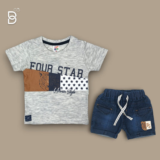 NEW BORN T-SHIRT AND  NICKER - O&O