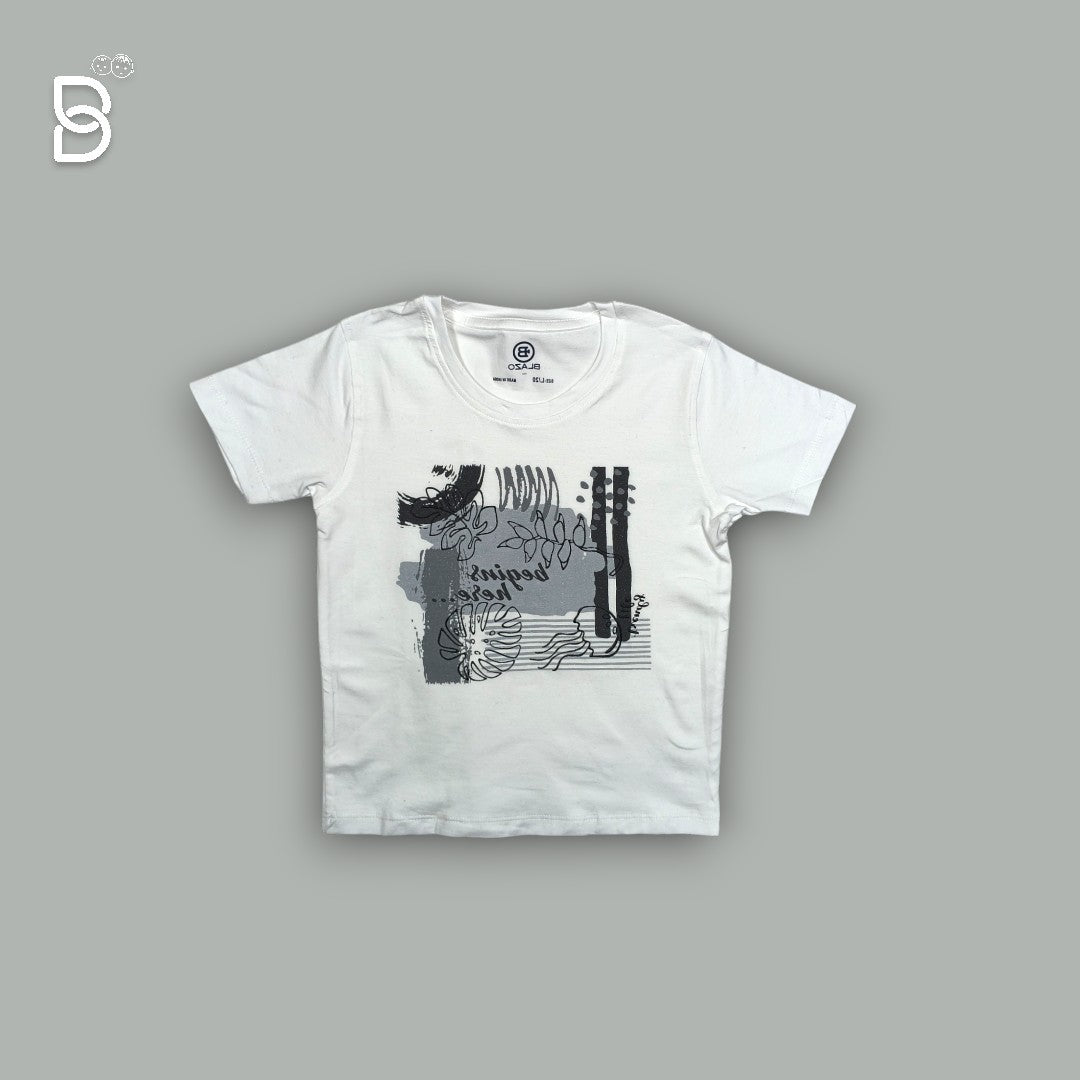 BLACK SHIRT & WHITE T-SHIRT