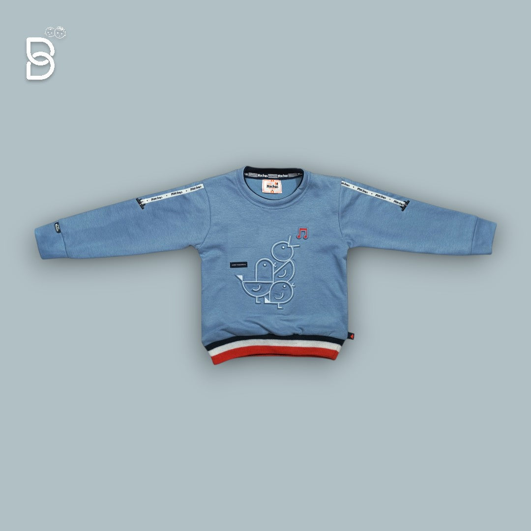 BOYS COTTON FULL SLEEVE T-SHIRT DENIM PANT