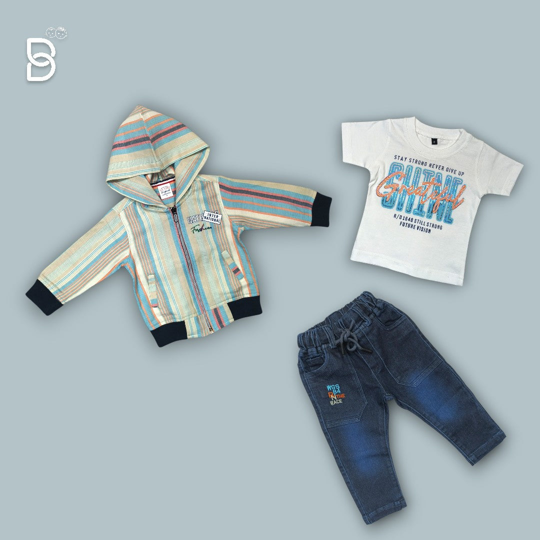 FULL SLEEVES CHECKERED HOODED SHIRT & JOGGER PANT SET - LIL TORT
