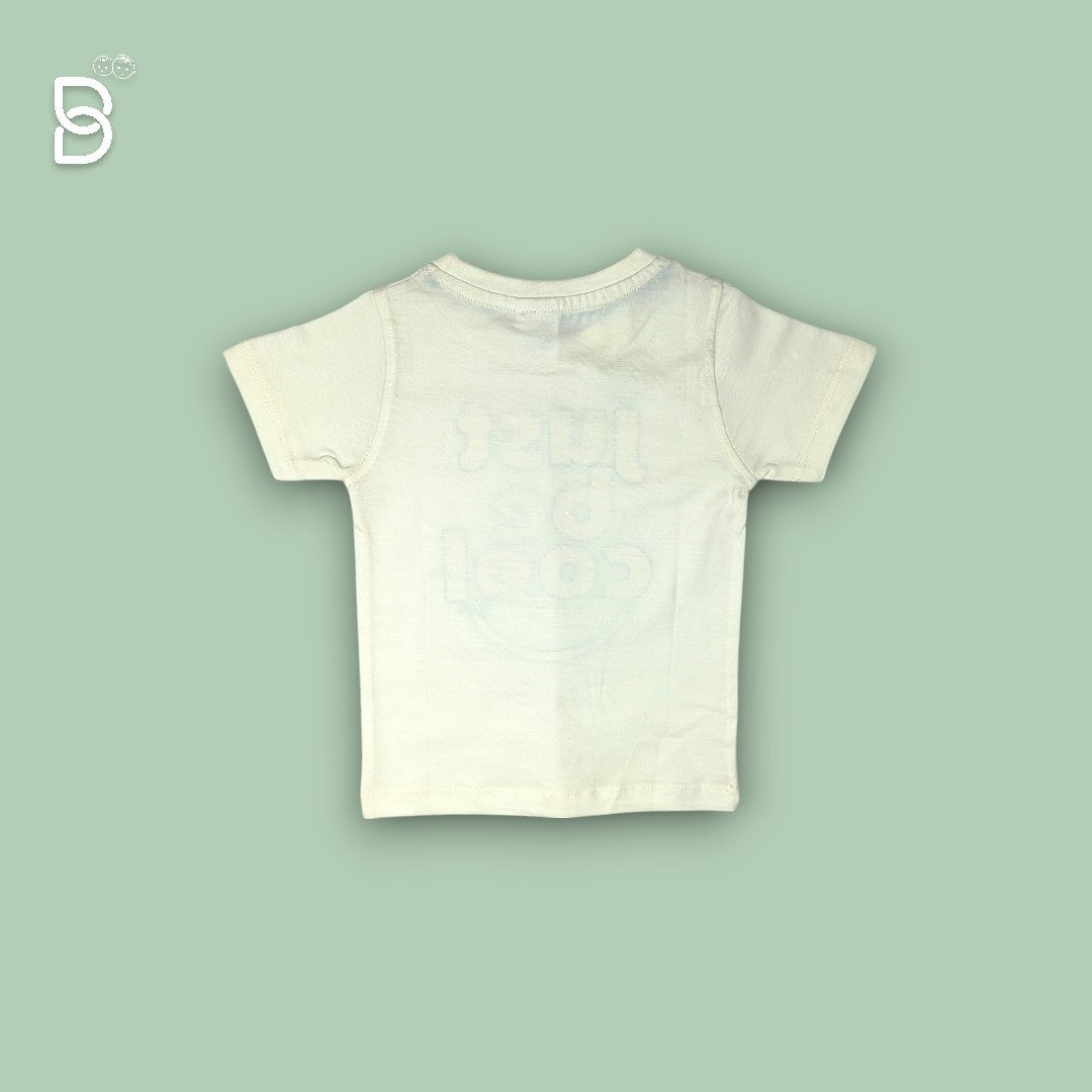 KIDS CASUAL WEAR T-SHIR & CHECKERED NICKER GREEN - O&O