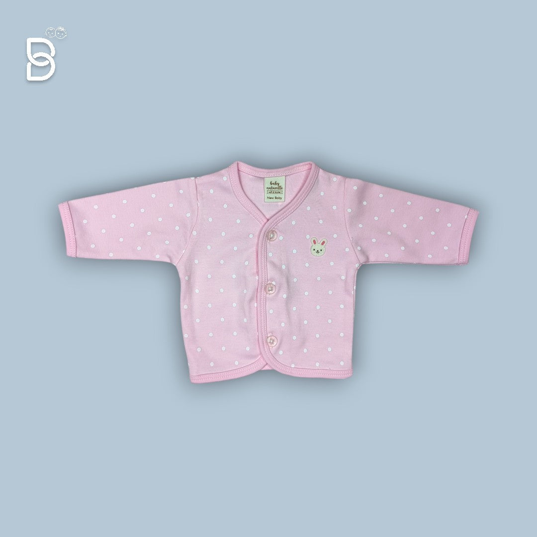 NEW BORN BABY COTTON SET BABY PINK - NATURELLE