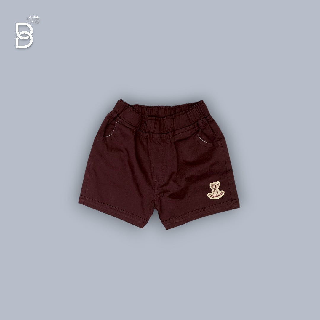 BOYS PRINTED T-SHIRT AND NICKER BISCUIT- O&O