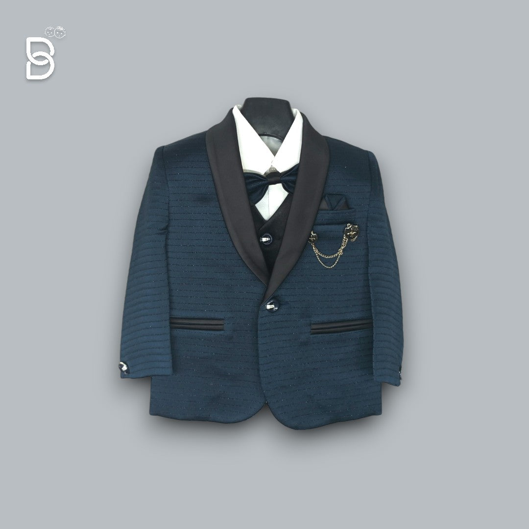 BLUE BLAZZER SUIT JACKET FOR BOYS PARTY WEAR