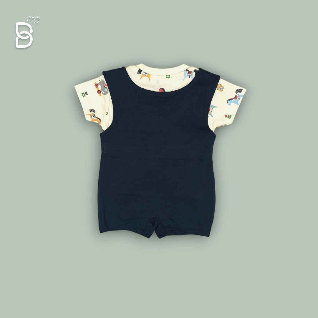 DUNGREE DRESS BLACK