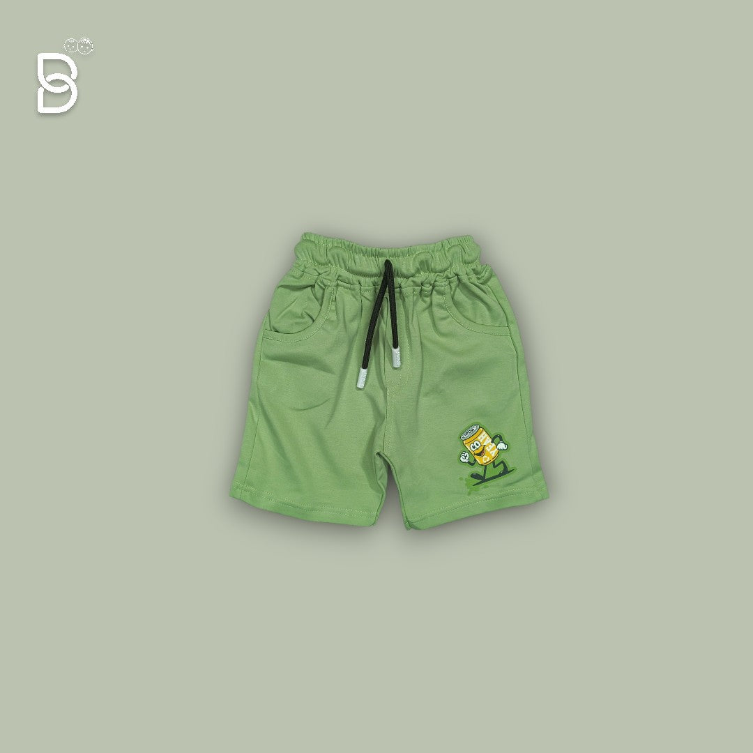 BOYS PRINTED T-SHIRT AND NICKER GREEN - UNO KIDS