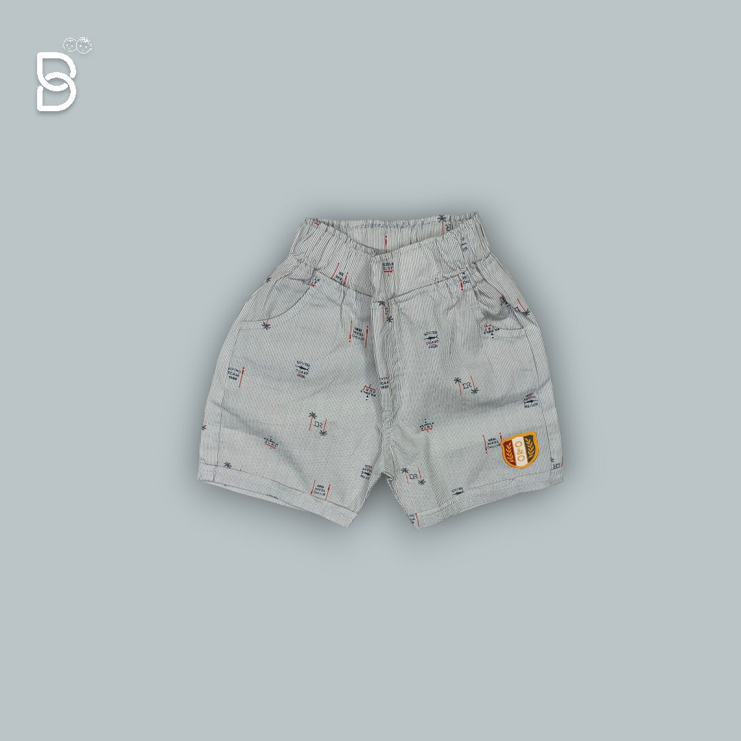 BOYS PRINTED T-SHIRT AND NICKER GREEN - O&O
