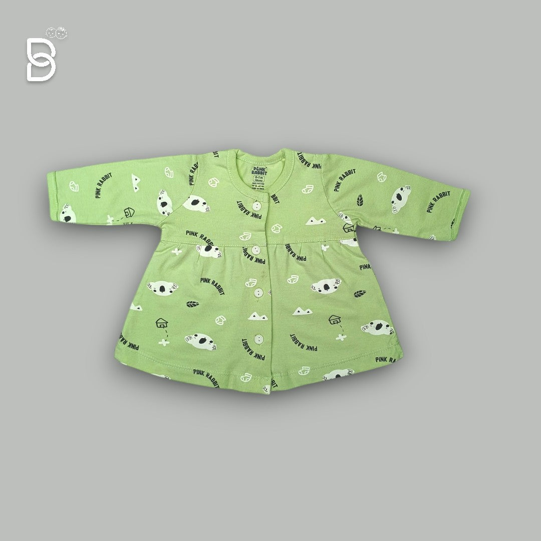 NEW BORN GIRLS SOFT COTTON FROCK