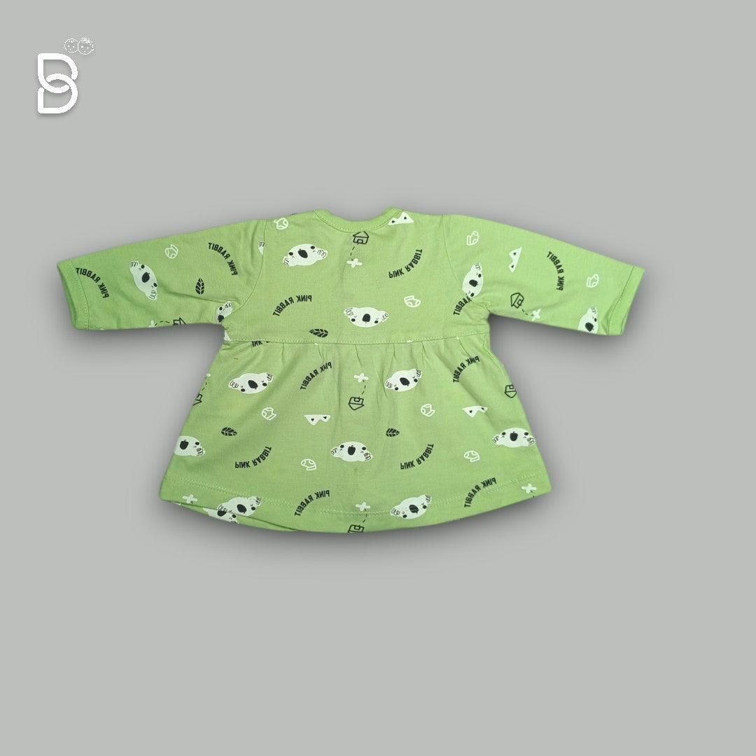 NEW BORN GIRLS SOFT COTTON FROCK